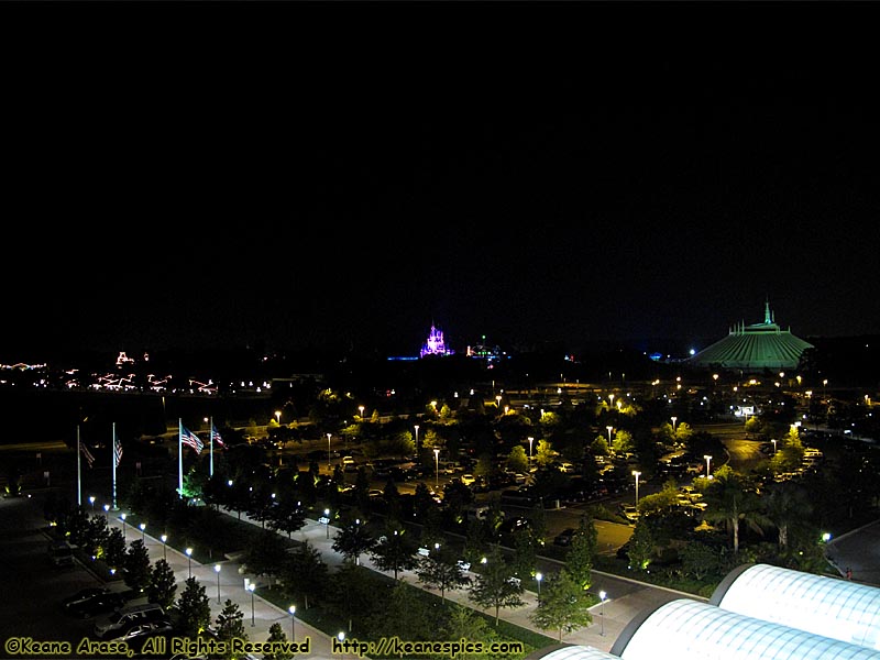 View of Magic Kingdom from the Contemporary Hotel