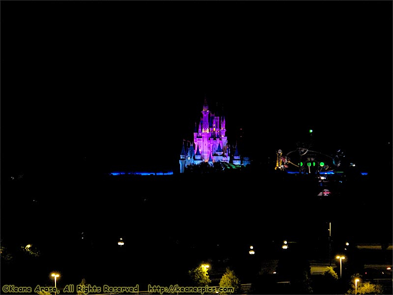 View of Magic Kingdom from the Contemporary Hotel