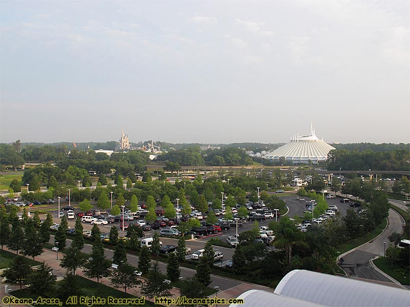 View of Magic Kingdom from the Contemporary Hotel