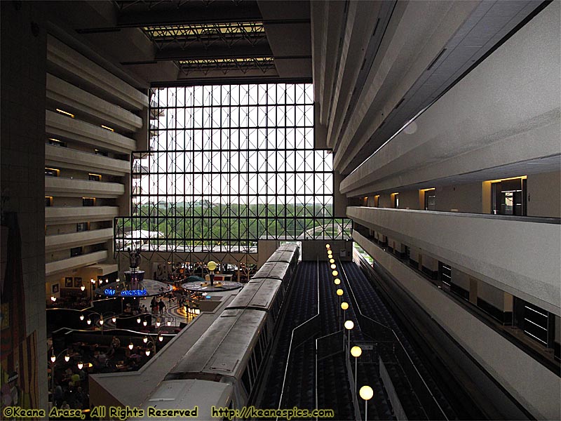 View out South Atrium