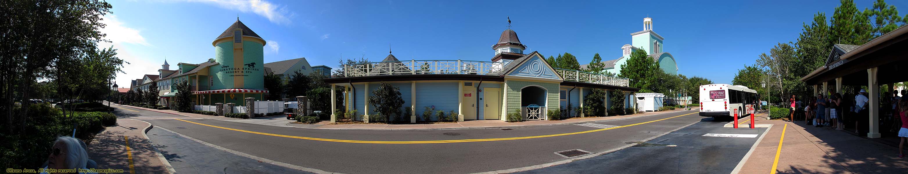 Panoramic of Broadway from The Springs Bus Stop