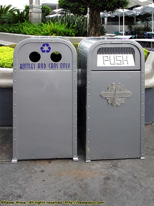 Tomorrowland Garbage Cans