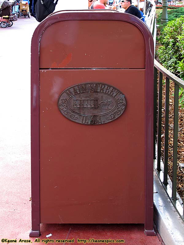 Main Street Garbage Can