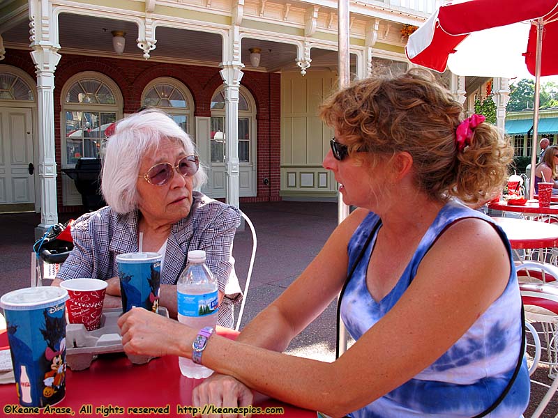 Mom and Jenny at Casey's Corner