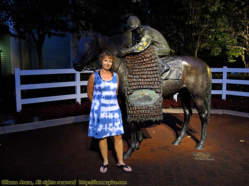 Jockey/Horse bronze