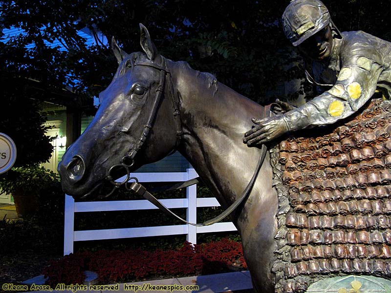 Jockey/Horse bronze