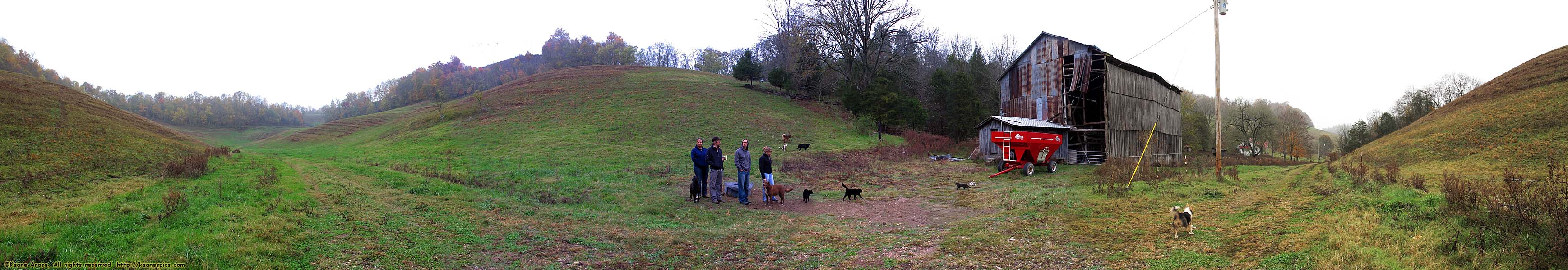 A walk around the farm.  Make sure you bring a change of shoes.