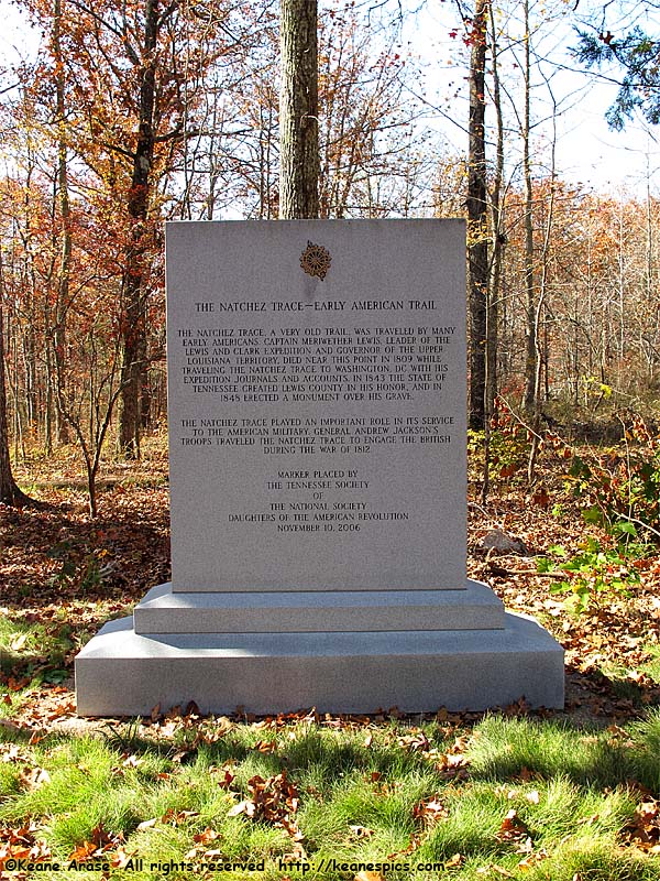 Meriweather Lewis burial site