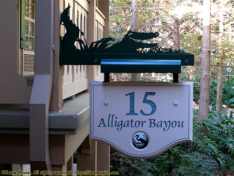 Alligator Bayou Building 15 signage