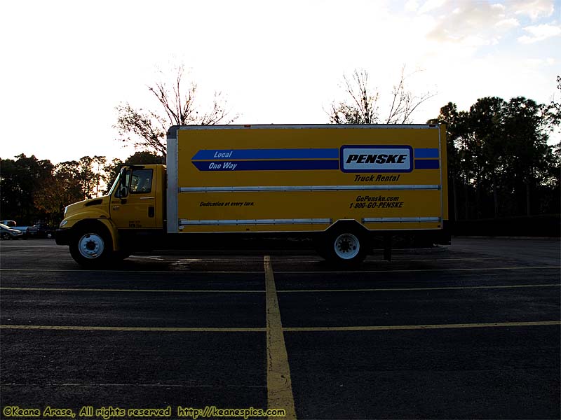 The Big Yellow Penske Truck