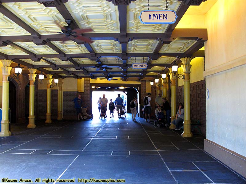 The Frontierland/Adventureland Bathroom Breezeway