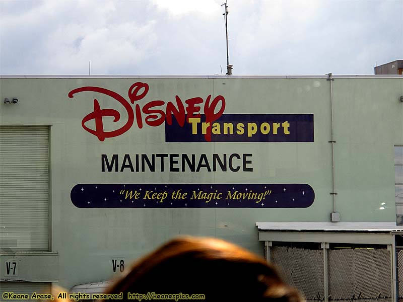 Disney Transportation sign.