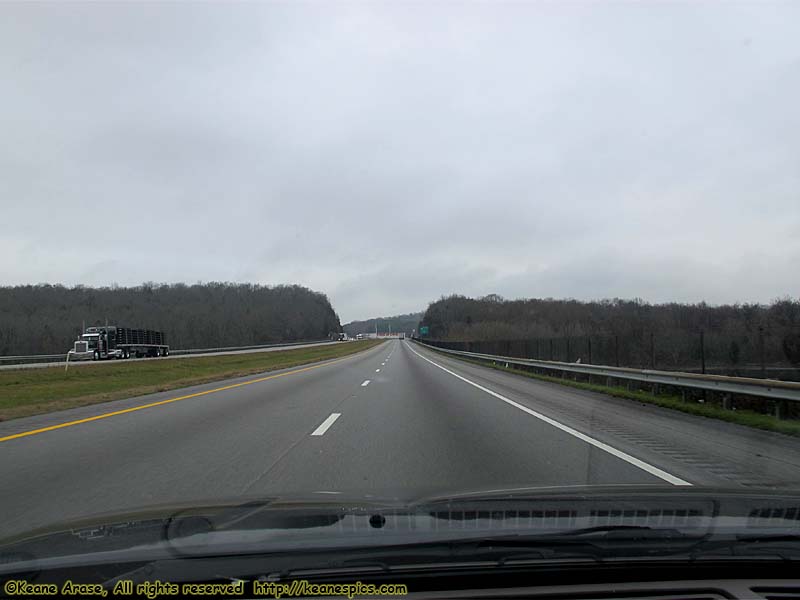 On I-24, West of Chattanooga