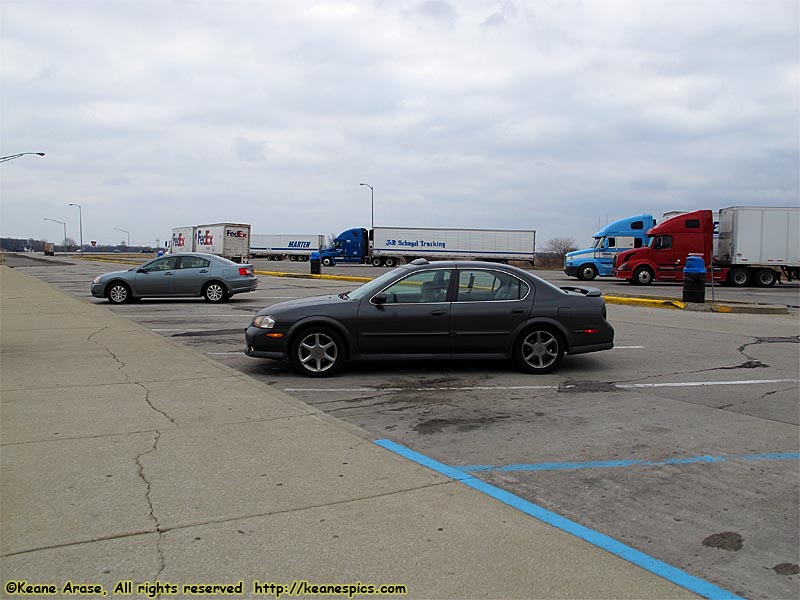 My car at the rest area