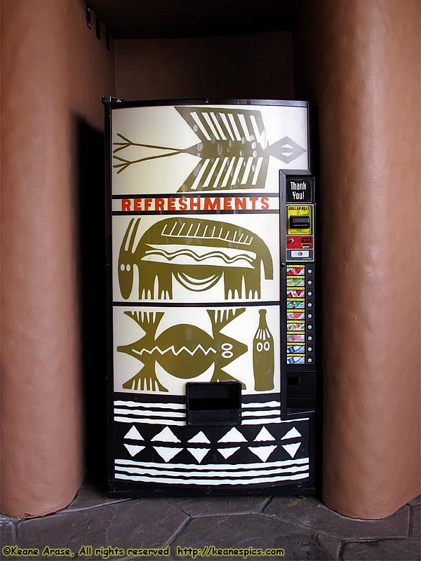 A Kidani Village Coke machine