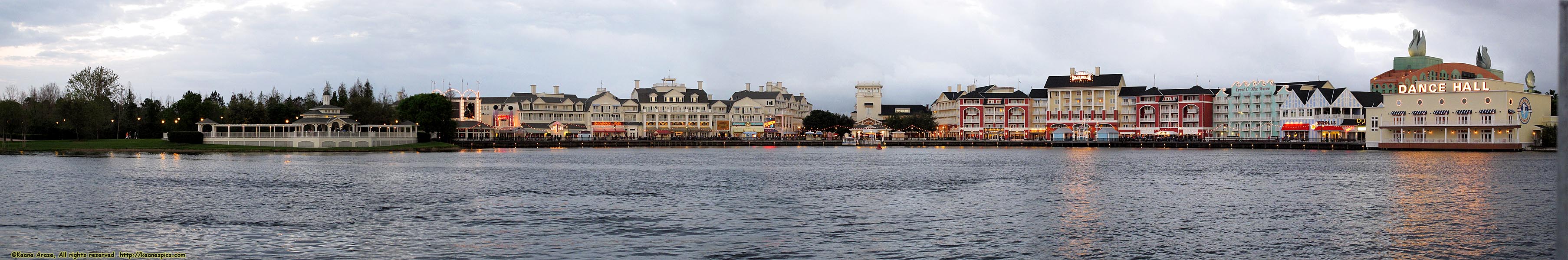 Boardwalk during the evening