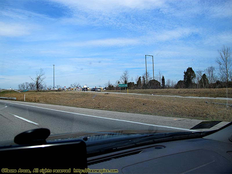 Tornado damage, 9 days later