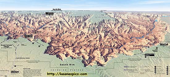 Grand Canyon Map