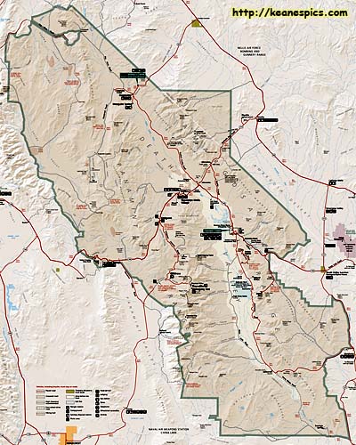 Death Valley Map