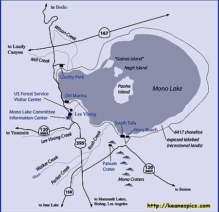 Mono Lake Map