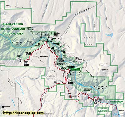 Black Canyon Map