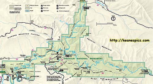 Dinosaur National Monument Map