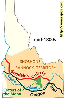 Goodale's Cutoff Map