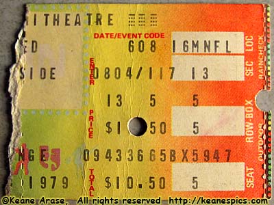 ticket stub