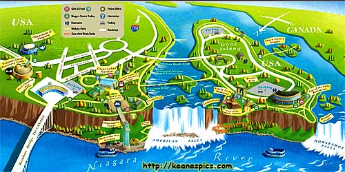 Niagara Falls State Park Map