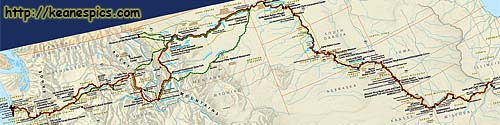 Lewis and  Clark Route