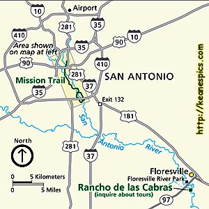 San Antonio Missions Map