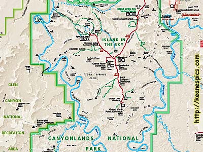 Canyonlands National Park Map