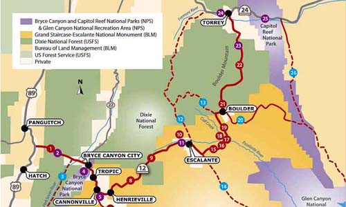 Utah-12 Map