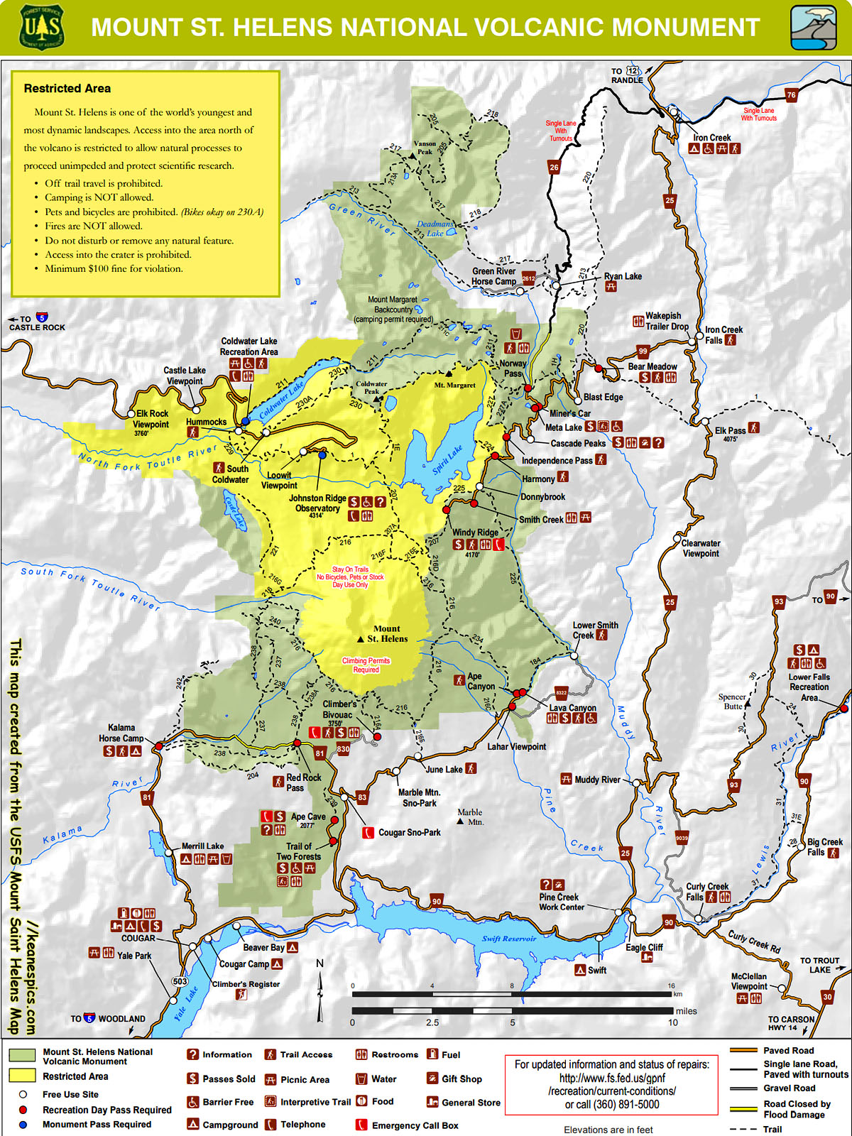 Mount St. Helens National Volcanic Monument