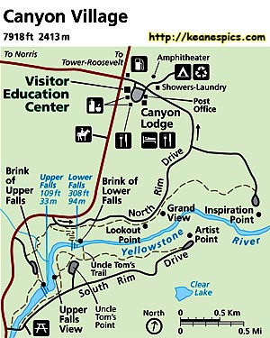 Canyon Village Map