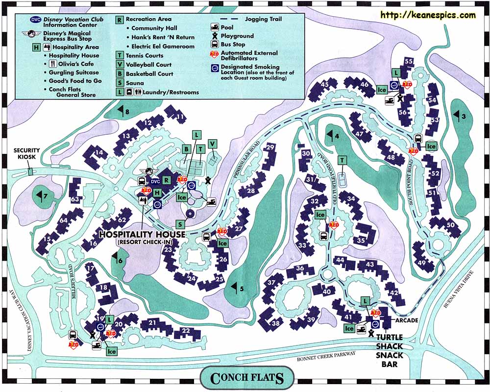 WDW Old Key West map