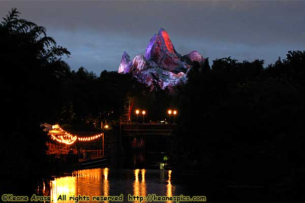 Everest at night