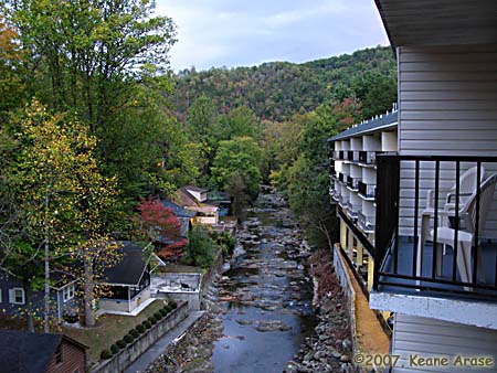 View from the balcony