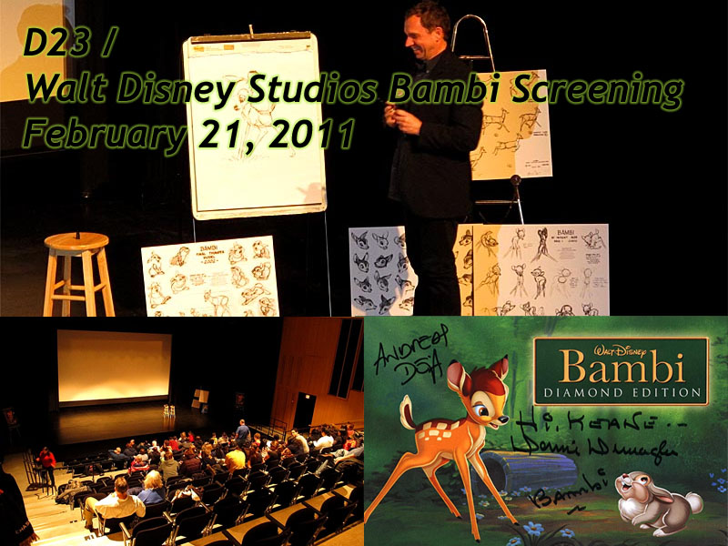 Feb 2011 D23 Bambi Screening Slideshow