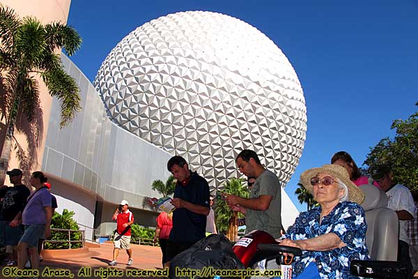 Mom in Epcot