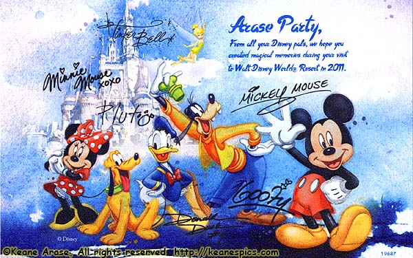 Disney Thank You Card