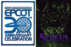 Epcot 30th and S&S Badges